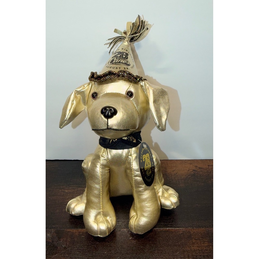 Limited Edition Raising‎ Cane's 28th Golden Birthday Plush Dog